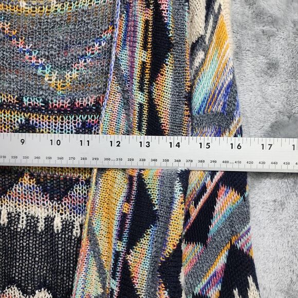 Maurices Sweater Women 0/1 Sleeveless Open Front Cardigan Vest Boho Aztec Tribal - Picture 6 of 8